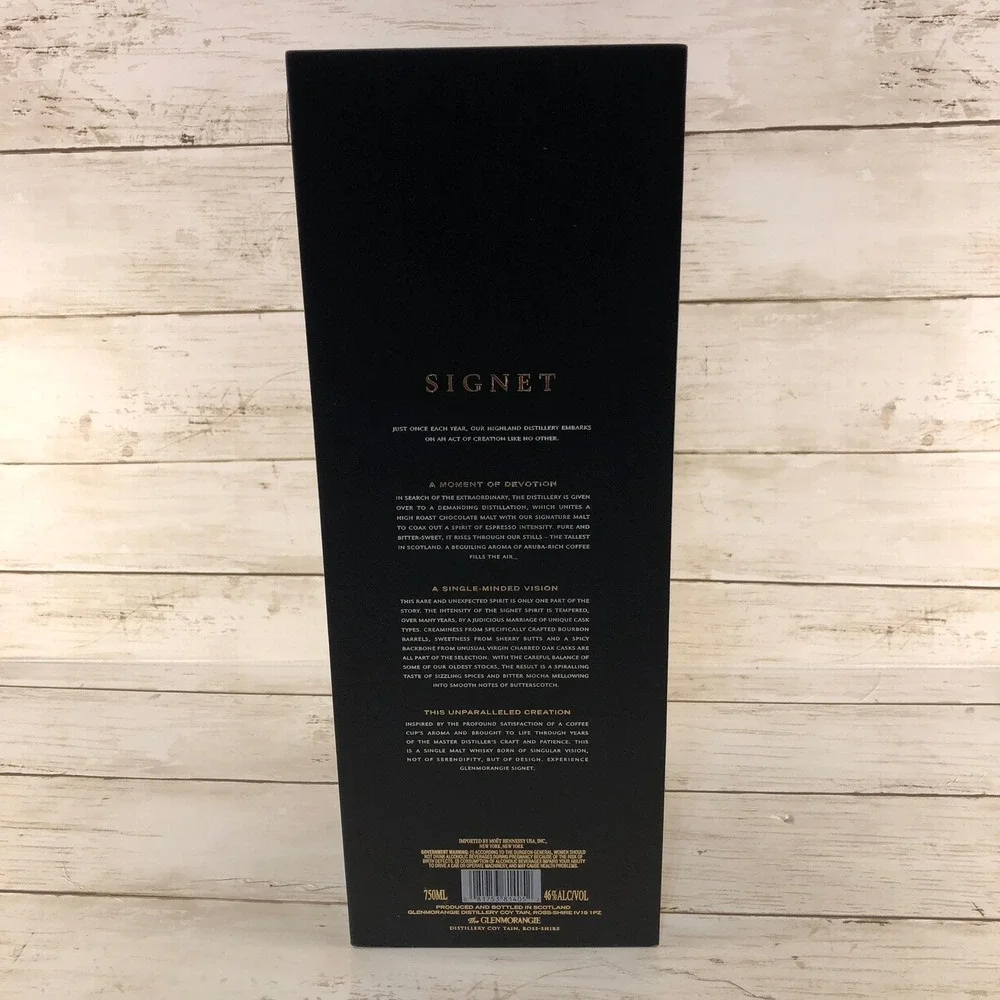 Glenmorangie‎ Signet Box & Octomore 11.3 Islay Barley Tin Empty Whisky Packaging
